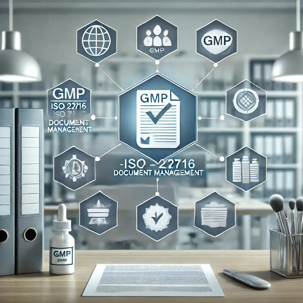 GMP ISO 22716 Documentation management